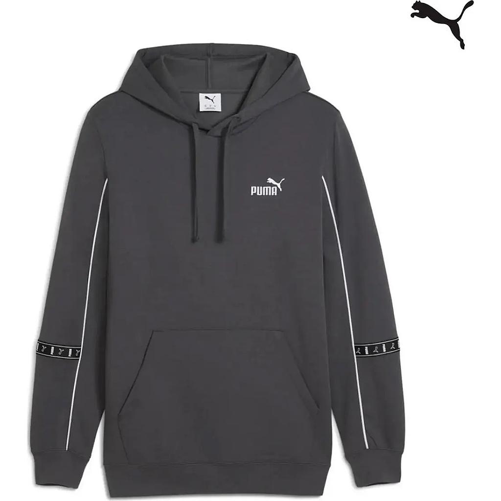 PUMA ESS TAPE Layout Hoodie DK ΦΟΥΤΕΡ ΜΕ ΚΟΥΚΟΥΛΑ