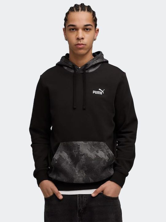 PUMA ESS CAMO Hoodie FL ΦΟΥΤΕΡ ΜΕ ΚΟΥΚΟΥΛΑ