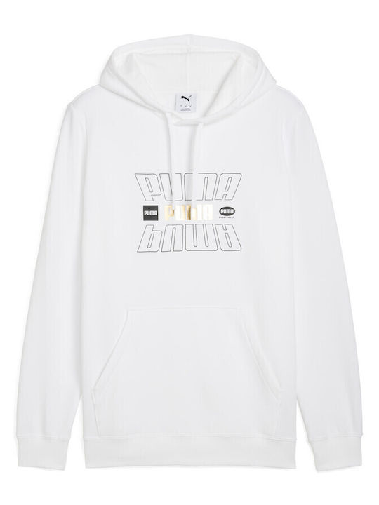 ESS LOGO LAB Holiday Hoodie FL ΦΟΥΤΕΡ ΜΕ ΚΟΥΚΟΥΛΑ PUMA (688190)