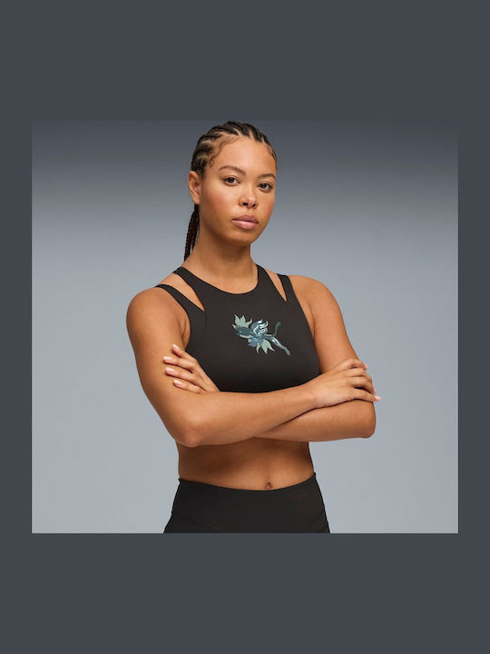 PUMA  GREEN TERRAINS GRAPHIC BRA - MID ΜΠΟΥΣΤΟ