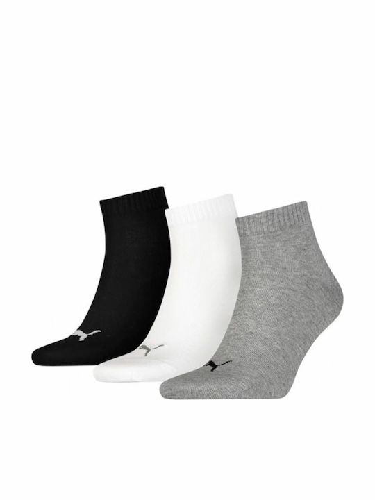 PUMA UNISEX QUARTER PLAIN 3P ΚΑΛΤΣΑ 3/4 DOBOTEX