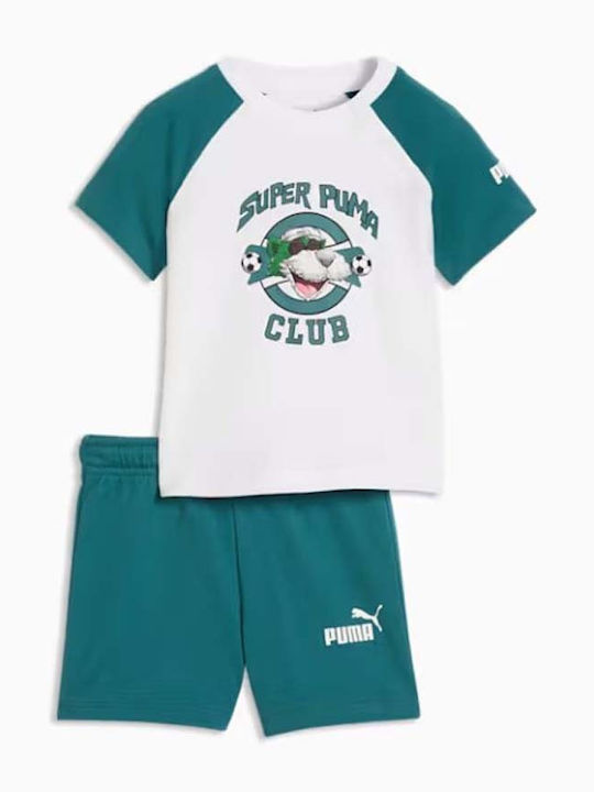 PUMA MINICATS SUPER Tee and Shorts Set INF ΦΟΡΜΑ