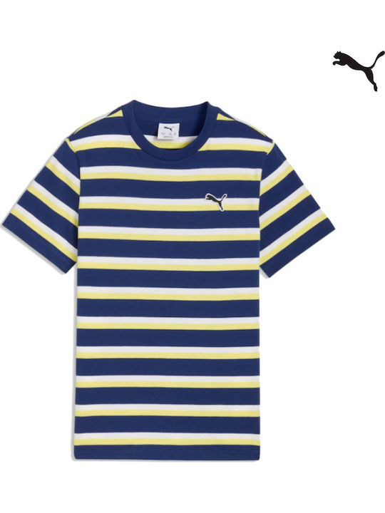 PUMA ESS ELEVATED Striped Tee ΜΠΛΟΥΖΑΚΙ Κ/Μ