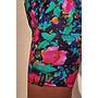 Magenta Floral Biker Shorts (Dazzler) - One Size