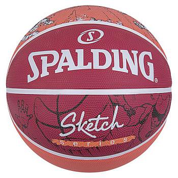 Spalding Sketch Dribble Size 7 Rubber Basketball 84-381Z1
