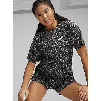 PUMA ESS+ ANIMAL Relaxed AOP Tee (677925)