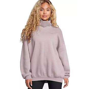 UA ICON FLEECE OS MOCK CREW ΜΑΚΡΥΜΑΝΙΚΗ ΜΠΛΟΥΖΑ (1386500)
