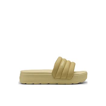 PUMA Karmen Slide Puffy Wns Aqua Metallics ΥΠΟΔΗΜΑ SLIDES LOW
