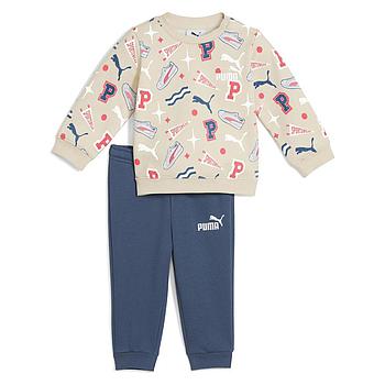 PUMA MINICATS AOP Crew Set FL INF ΦΟΡΜΑ