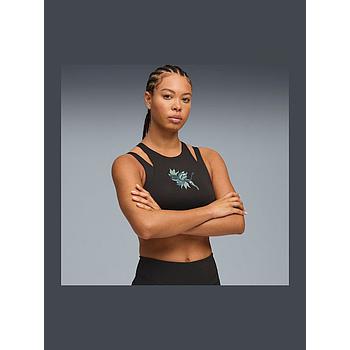 PUMA  GREEN TERRAINS GRAPHIC BRA - MID ΜΠΟΥΣΤΟ