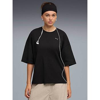 PUMA HER Oversized Tee ΜΠΛΟΥΖΑΚΙ Κ/Μ