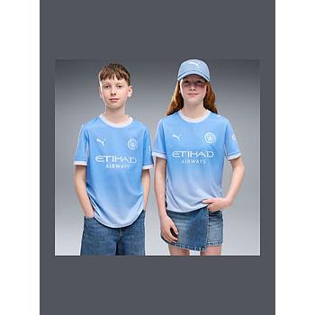 PUMA MCFC Home Jersey Replica Jr ΦΑΝΕΛΑ ΠΟΔΟΣΦΑΙΡΟΥ Κ/Μ